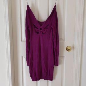 Guess sweater dress with back detail